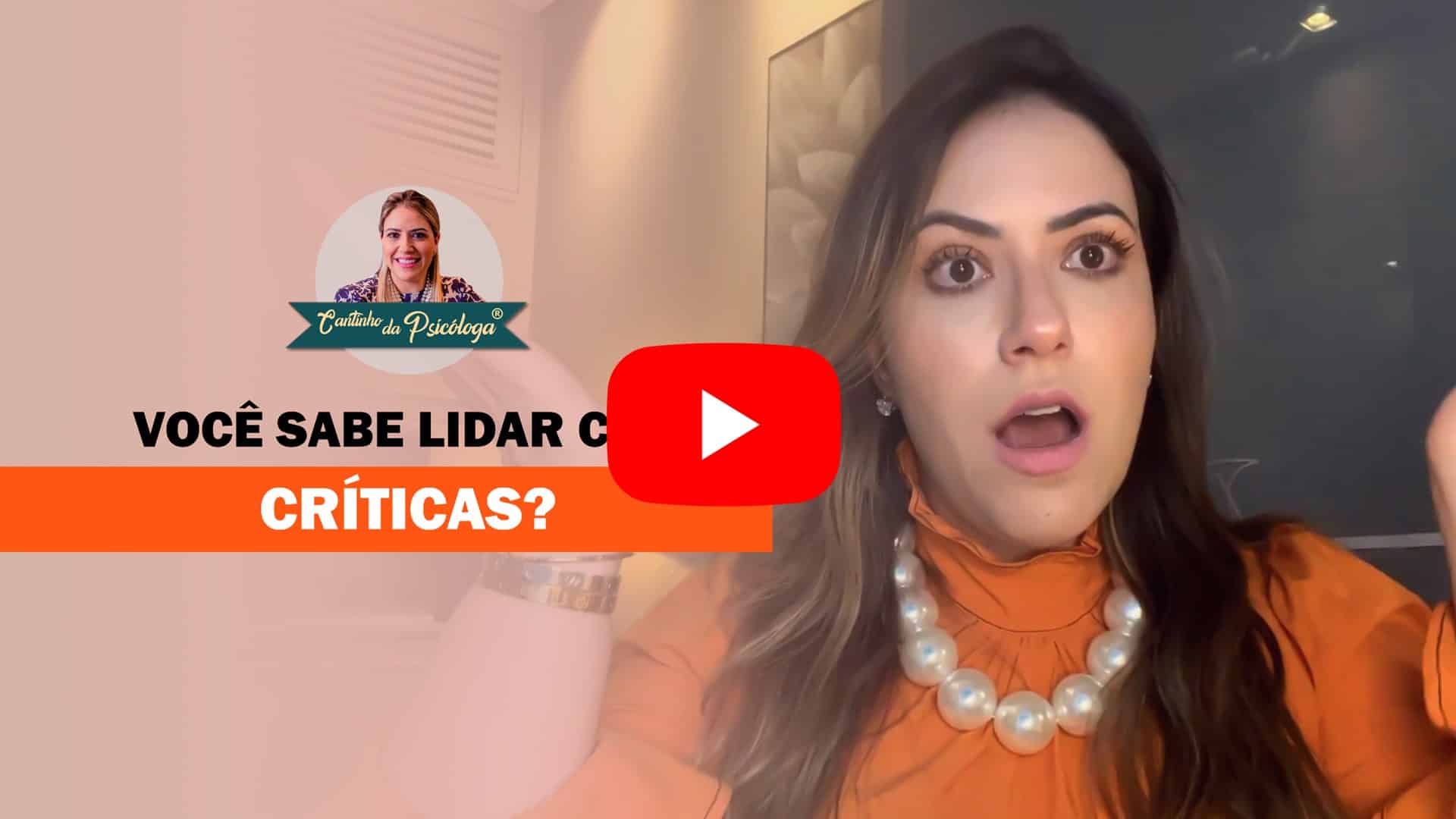 Vídeo Aprendendo a lidar as críticas